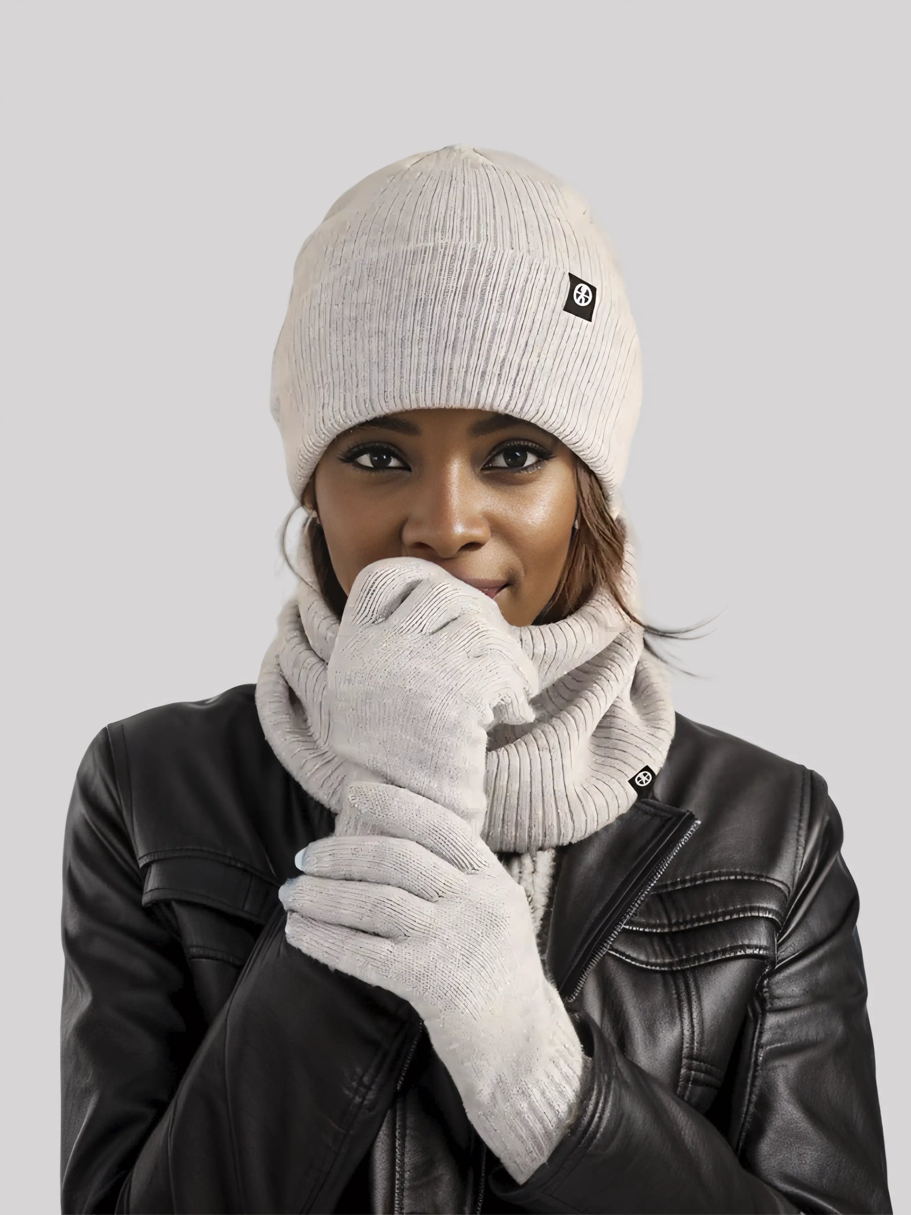 Conjunto Térmico Gorro, Cachecol e Luvas Modern Frozen