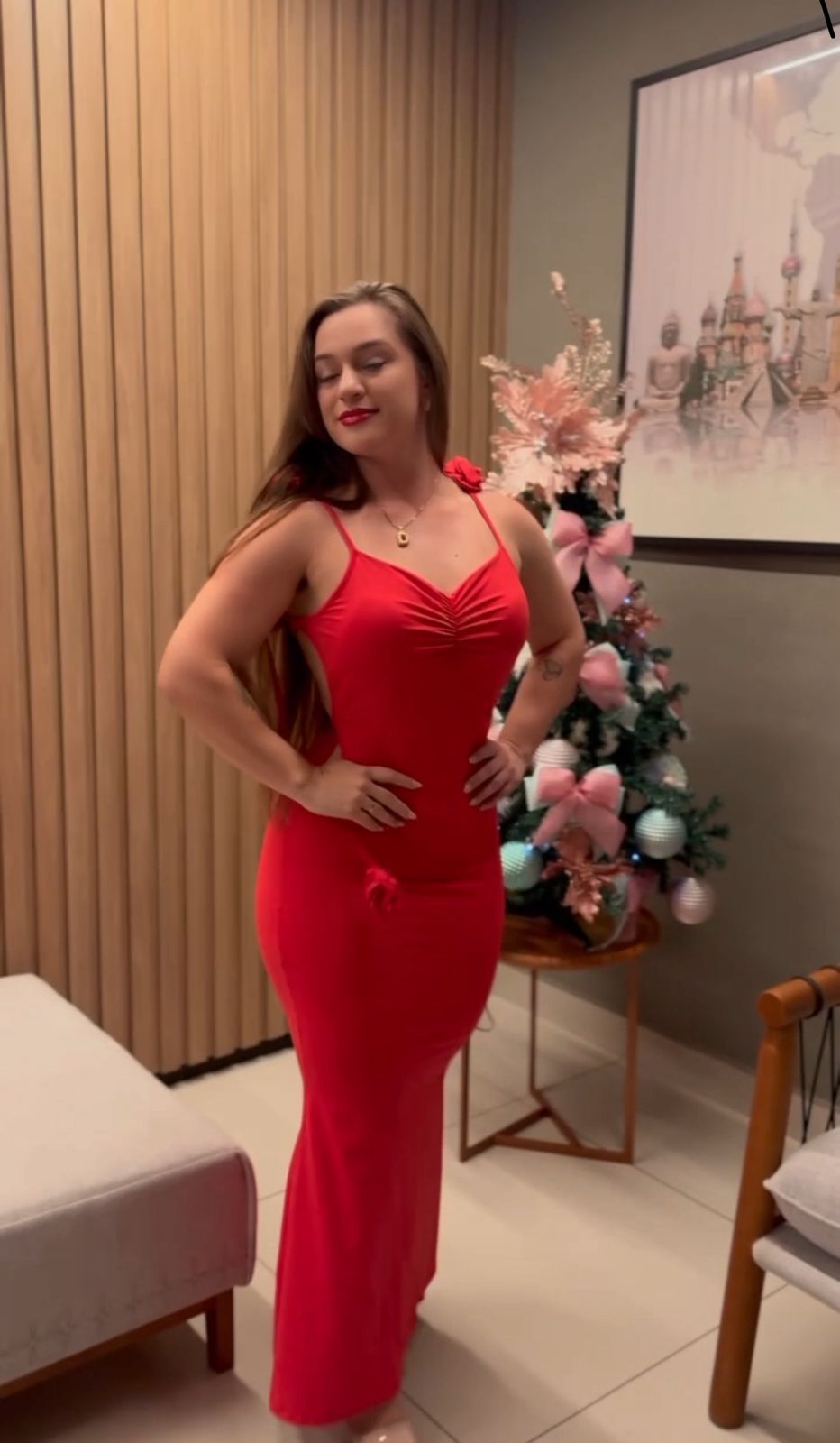 Vestido Longo Costas Aberta Rosalinda - FULL