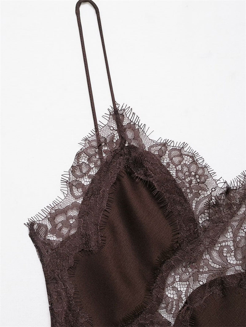 Vestido Curto Cetim Tendência Modern Daily