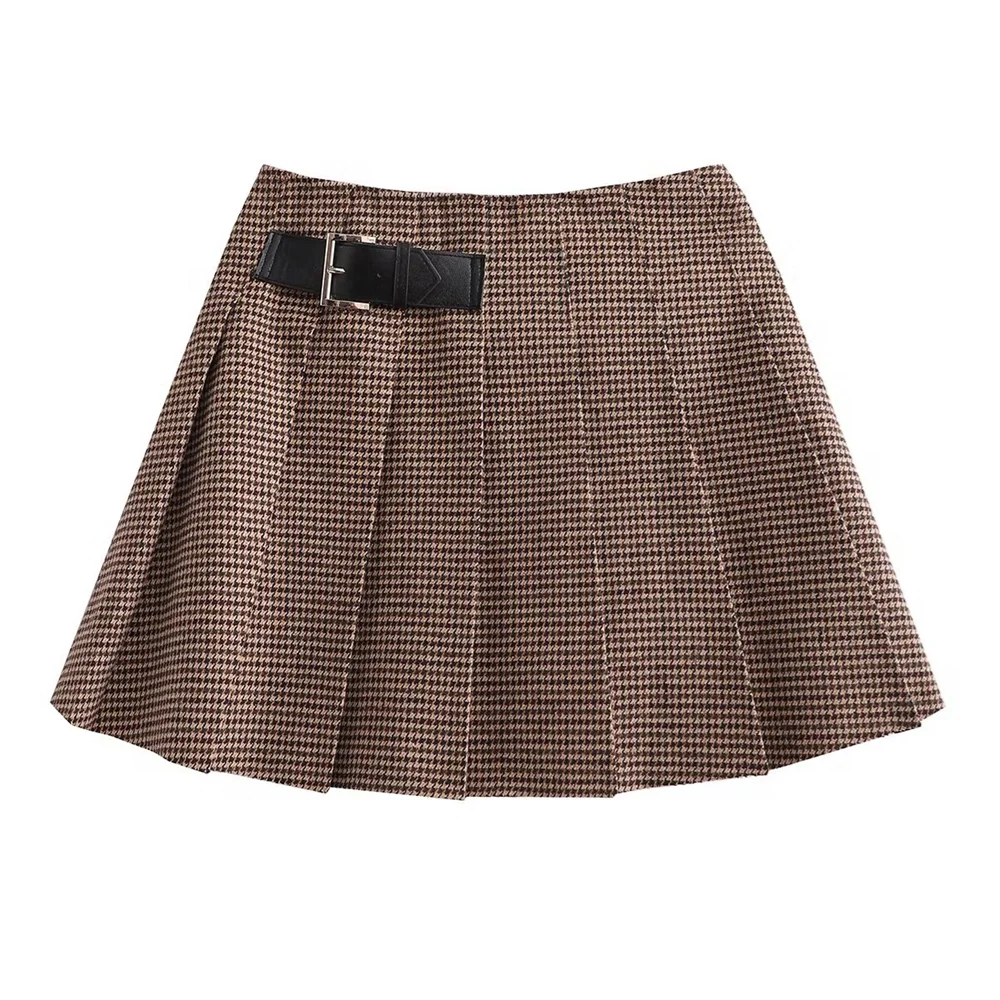 Conjunto Blazer e Saia Curta Plissada Modern Charlotte