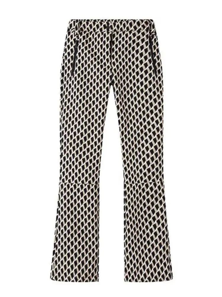 Calça Térmica Acolchoada Grossa à Prova de Vento Modern Lessa