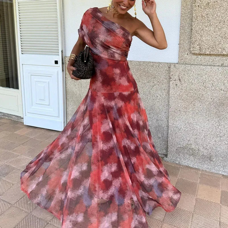 Vestido Longo Ombro Só Modern Bally