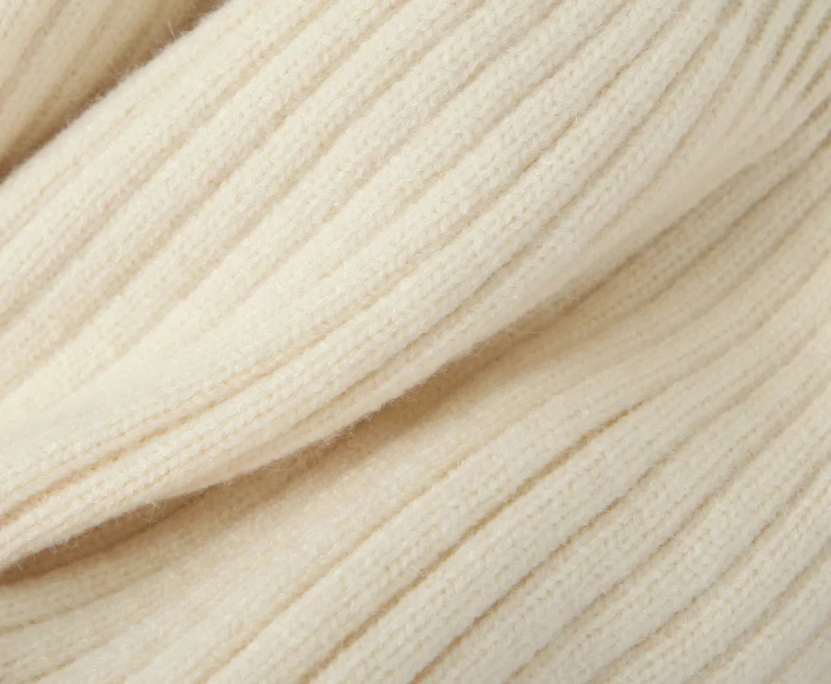 Conjunto Tricô Blusa Manga Comprida e Mini Saia Modern Violet