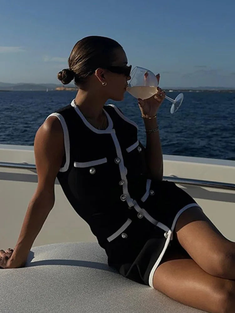 Vestido Curto com Botões Modern Eliza