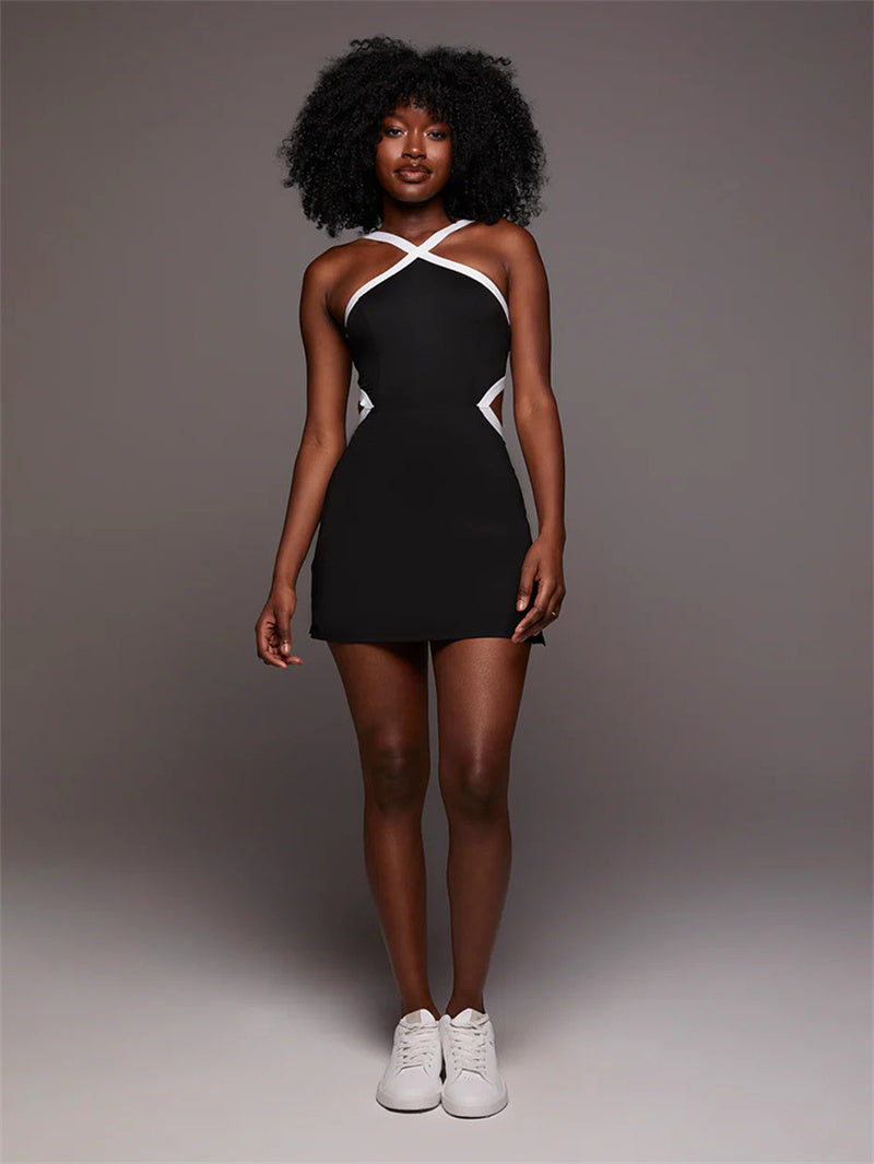 Vestido Esportivo com Shorts Modern Aline