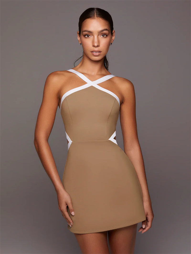 Vestido Esportivo com Shorts Modern Aline