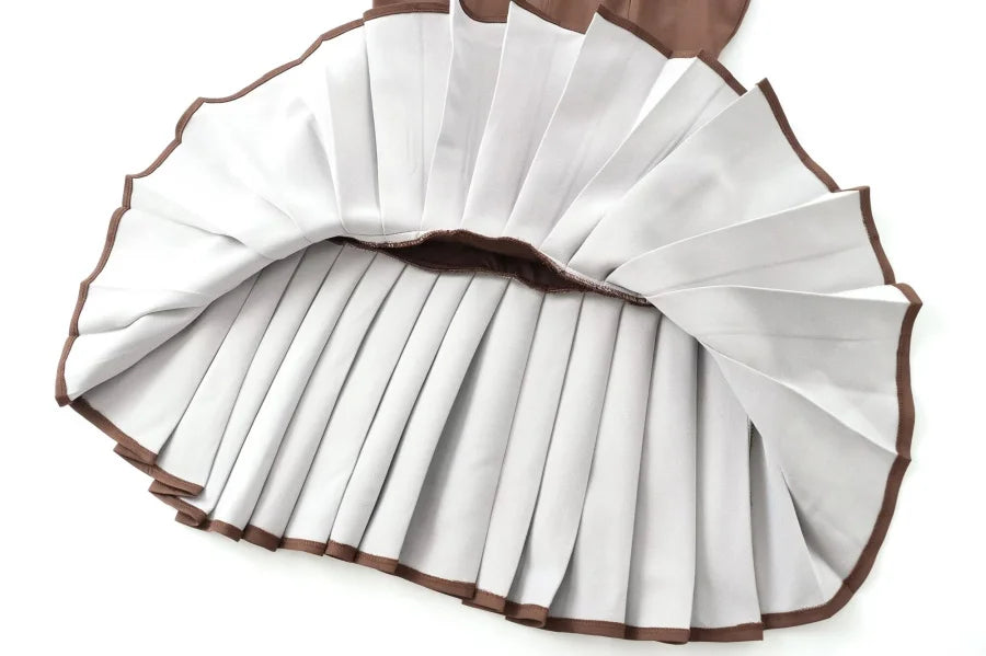 Vestido Curto Barra Plissada Modern Amara