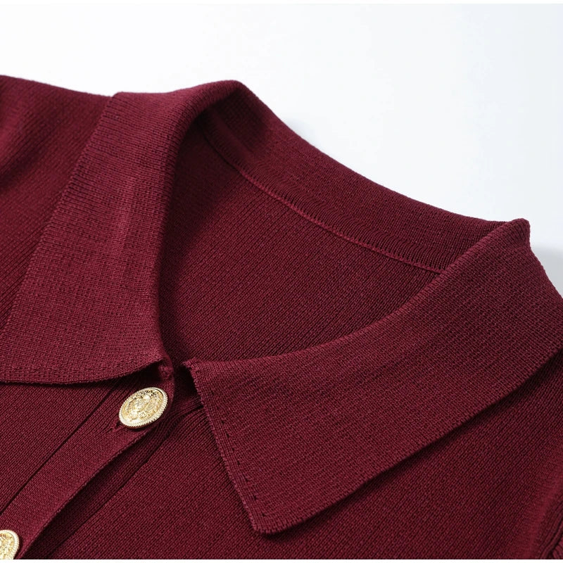 Conjunto Cardigan e Saia Plissada Modern Alessia