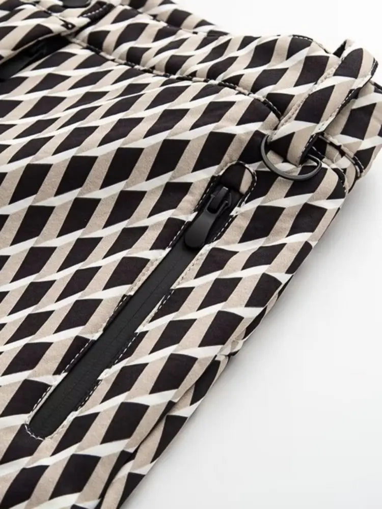 Calça Térmica Acolchoada Grossa à Prova de Vento Modern Lessa