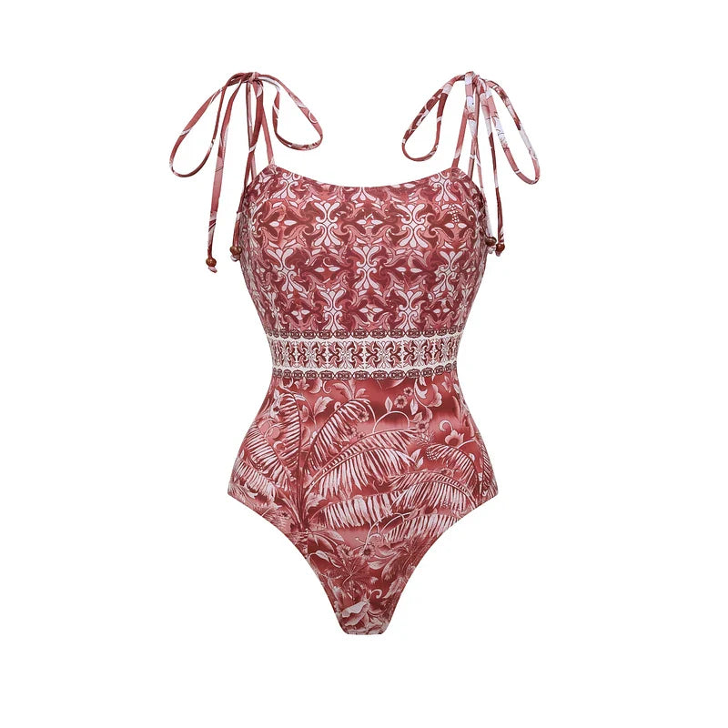 Conjunto Maiô e Saia Saída de Praia com Franjas Modern Marina