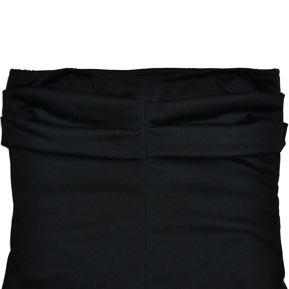 Vestido Longo Sem Alças com Fenda Modern Elizabeth