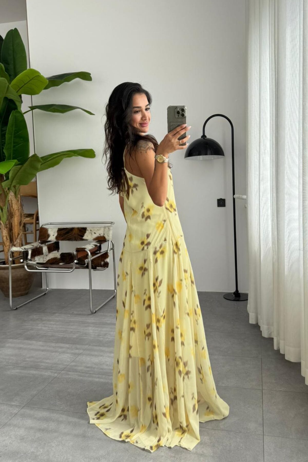 Vestido Longo Floral Delicado Modern Lauren