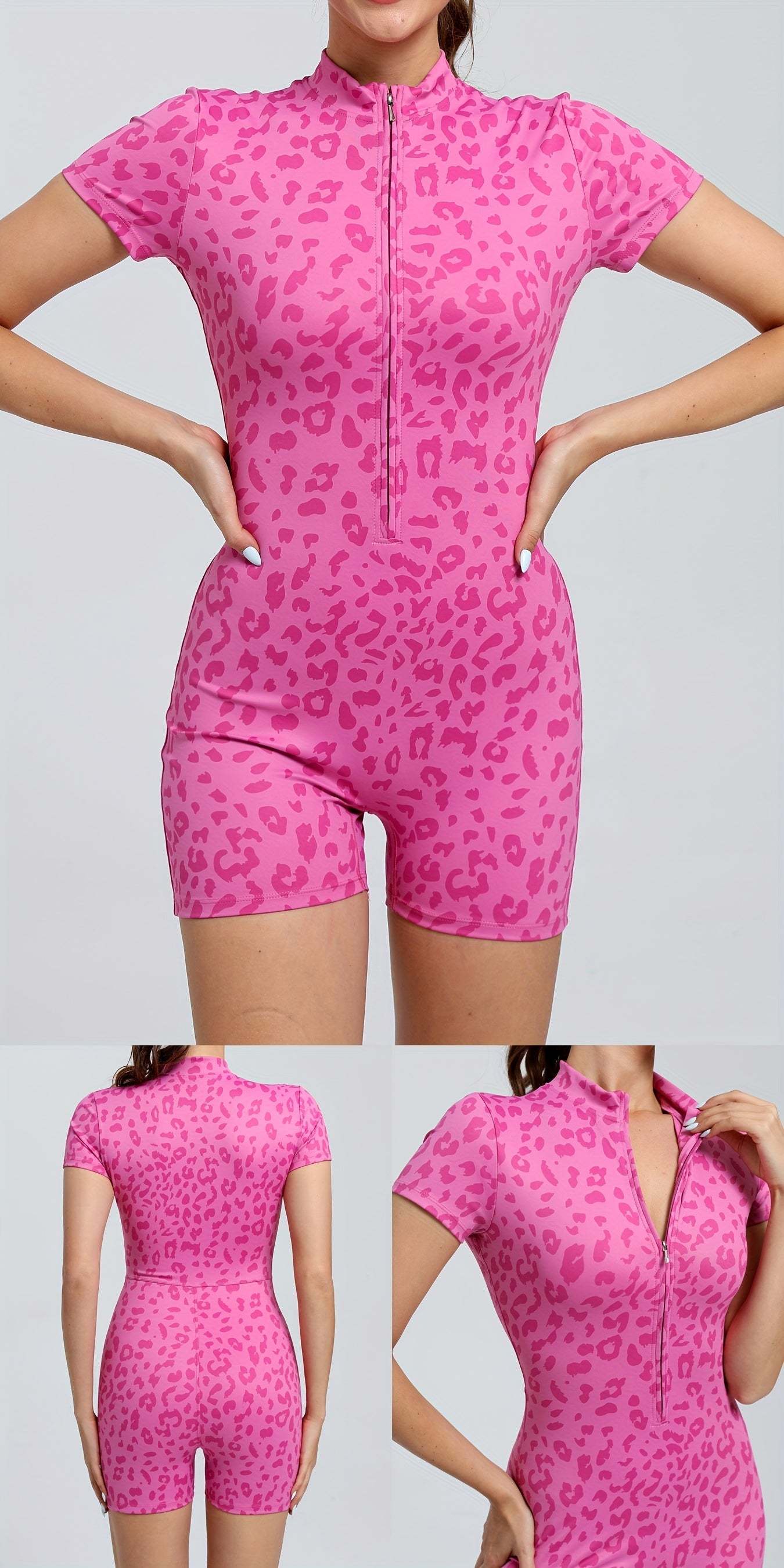 Macaquinho Esportivo Animal Print Modern Ísis