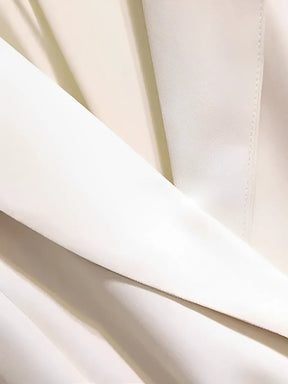 Vestido Midi Alfaiataria Plissado com Cinto Modern Yara