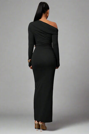 Vestido Longo Justo Modern Shelon