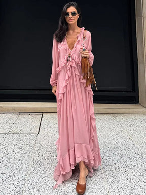 Vestido Feminino Longo Boho Modern Letícia