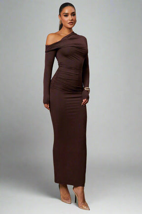 Vestido Longo Justo Modern Shelon