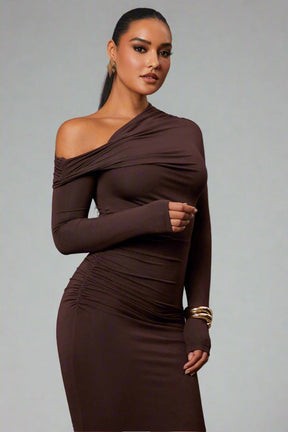 Vestido Longo Justo Modern Shelon