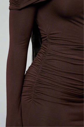 Vestido Longo Justo Modern Shelon