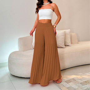 Calça Pantalona Plissada Modern Callie