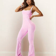 Macacão Esportivo Flare Costas Aberta Modern Selena