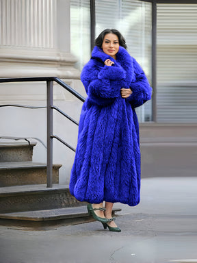 Casaco Longo de Pelo Modern Kizara