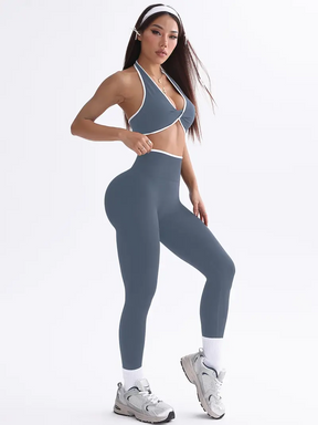 Conjunto Esportivo Calça Legging e Top Modern Poliana