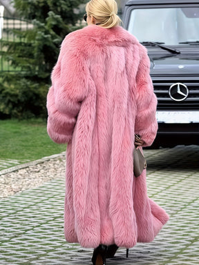 Casaco Longo de Pelo Modern Kizara