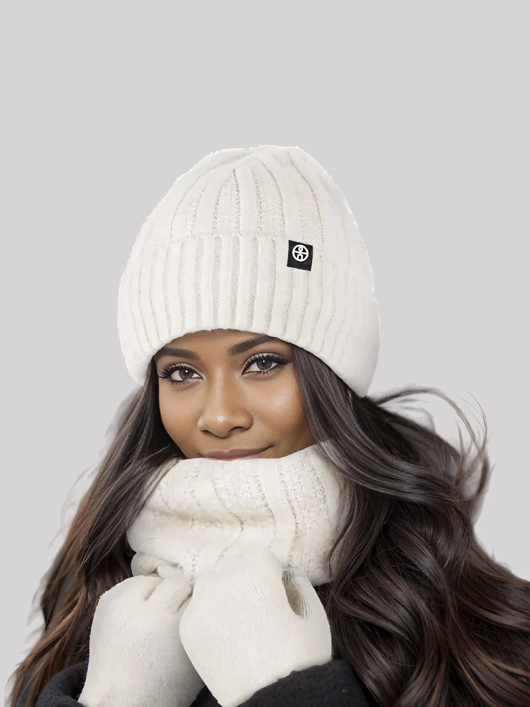 Conjunto Térmico Gorro, Cachecol e Luvas Modern Frozen