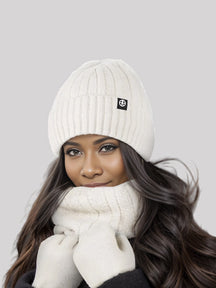 Conjunto Térmico Gorro, Cachecol e Luvas Modern Frozen