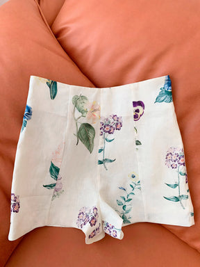 Conjunto Feminino de Alfaiataria Camisa e Shorts Modern Florence