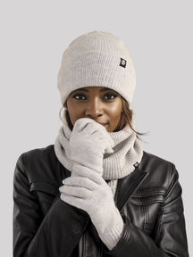 Conjunto Térmico Gorro, Cachecol e Luvas Modern Frozen