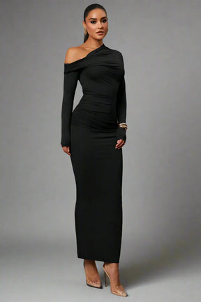 Vestido Longo Justo Modern Shelon