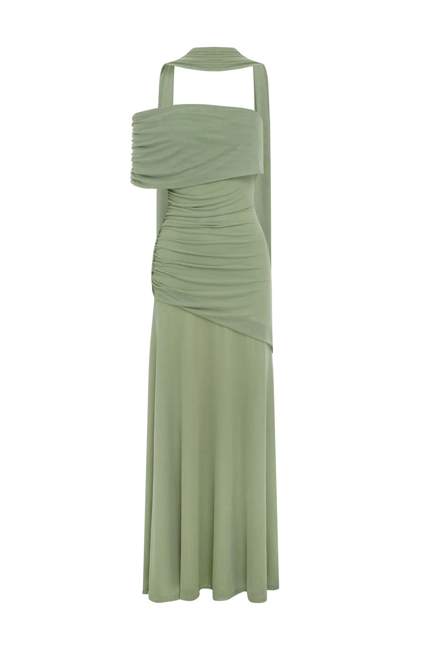 Vestido Longo com Tule Modern Aura