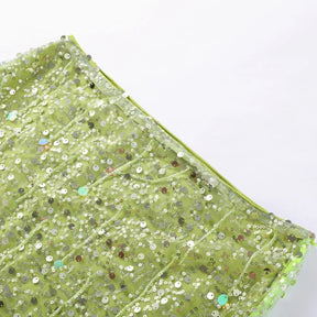 Cropped e Saia Paetê Modern Soleil