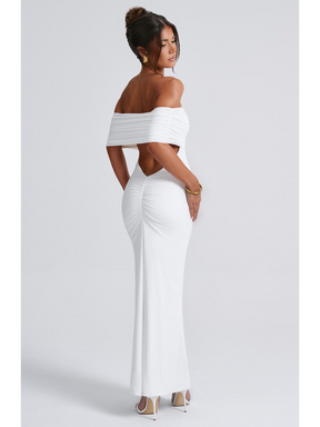 Vestido Longo Ombro a Ombro Costas Aberta Modern Luiza