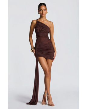 Vestido Curto Assimétrico Modern Azurae