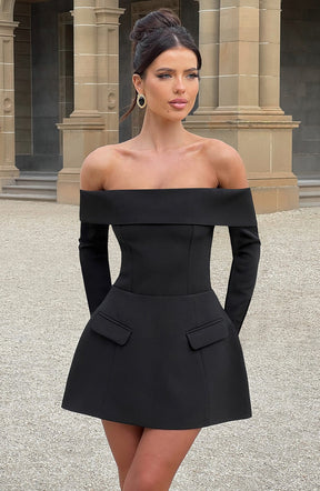 Vestido Manga Longa Curto Modern Kelly