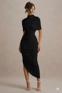 Vestido Longo Assimétrico Modern Lyra