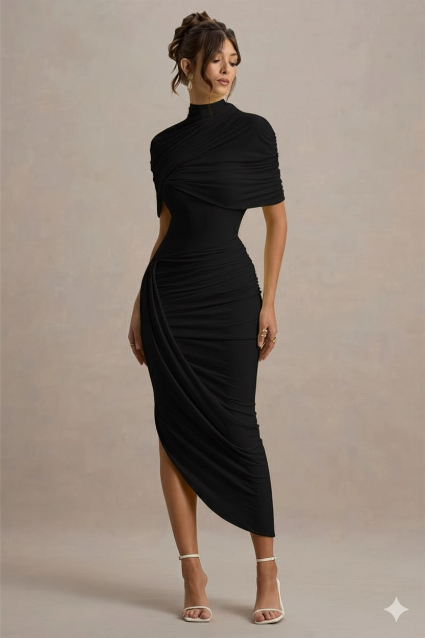 Vestido Longo Assimétrico Modern Lyra