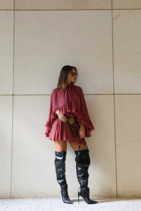Vestido Boho Chic Modern Scarlet
