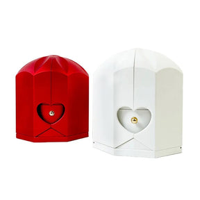 Caixa com Rosa Eterna & Colar Coração Personalizado - Para Minha Mãe