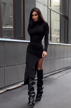 Vestido Longo com Fenda Modern Demi - OUTONO/INVERNO