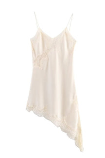 Vestido Curto Cetim Tendência Modern Daily