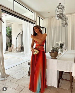 Vestido Longo Sem Alças  Modern Dubai