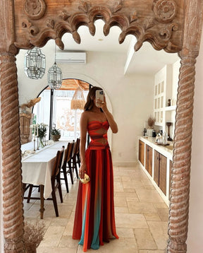 Vestido Longo Sem Alças  Modern Amsterdã - OASIS