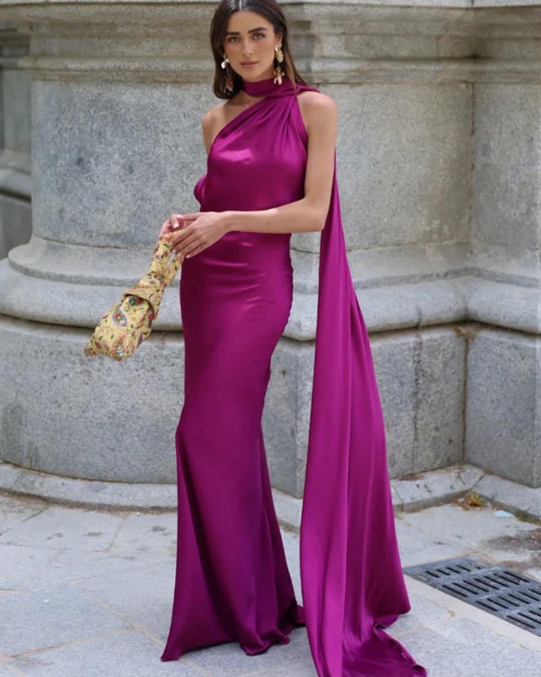 Vestido Longo Decote nas Costas Modern Dominique