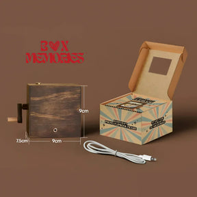 Caixa de Fotos Memorável Personalizada a Manivela Flip Box