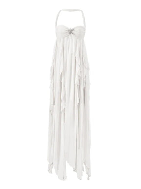 Vestido Com Babados Tendência Modern Ariel