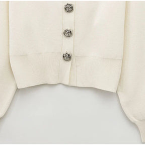 Conjunto Casaco Manga Bufante e Saia Curta Modern Mabel